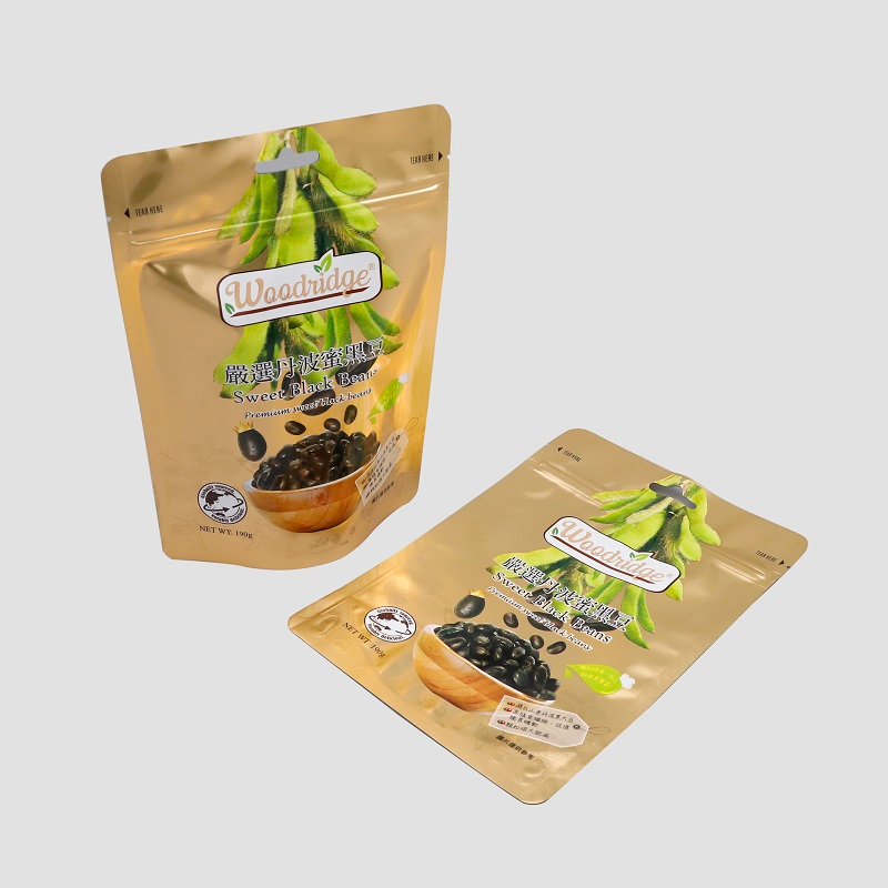 stand up ziplock pet food pouch
